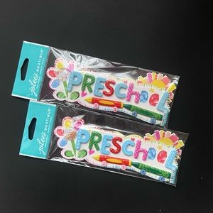 Set of 2: Jolees boutique preschool stickers - New